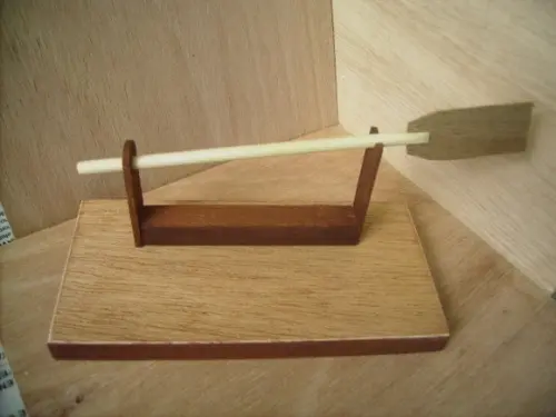 Troféu de madeira
