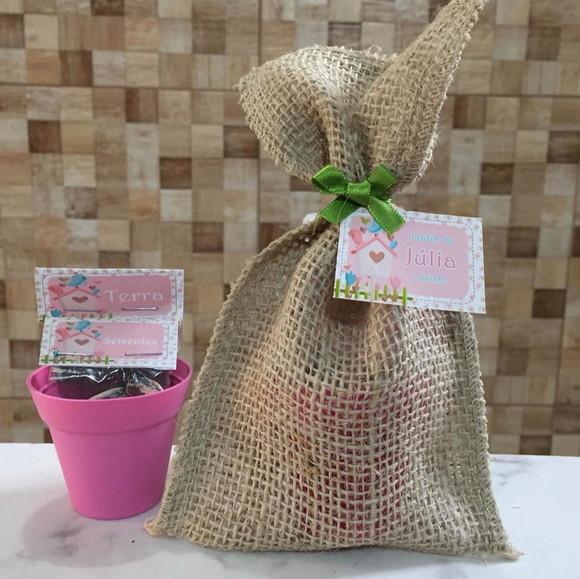 Kit Plantio Personalizado Lembrancinha Kit Jardinagem