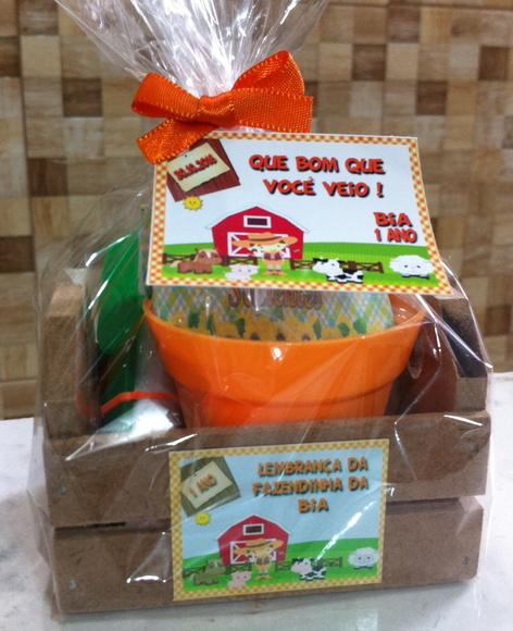 Lembrancinha Jardinagem Plantio Fazendinha