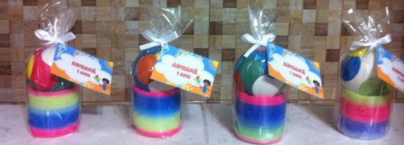 Lembrancinha Kit Bola Com Mola