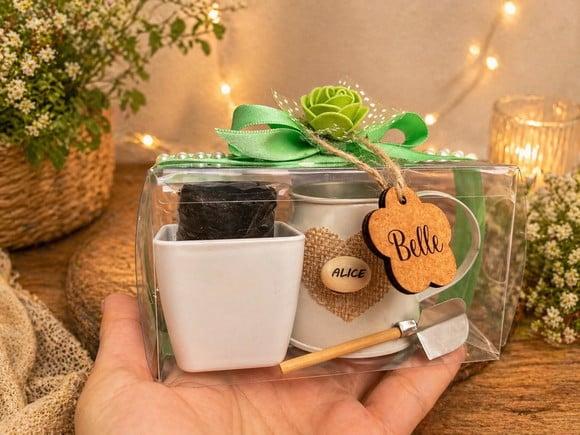 Lembrancinha Kit Plantação Luxo