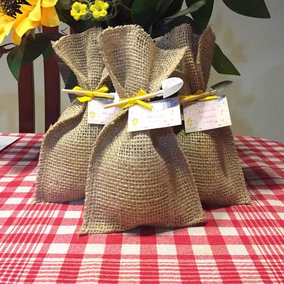 Lembrancinha Plantio Personalizado Kit Jardinagem