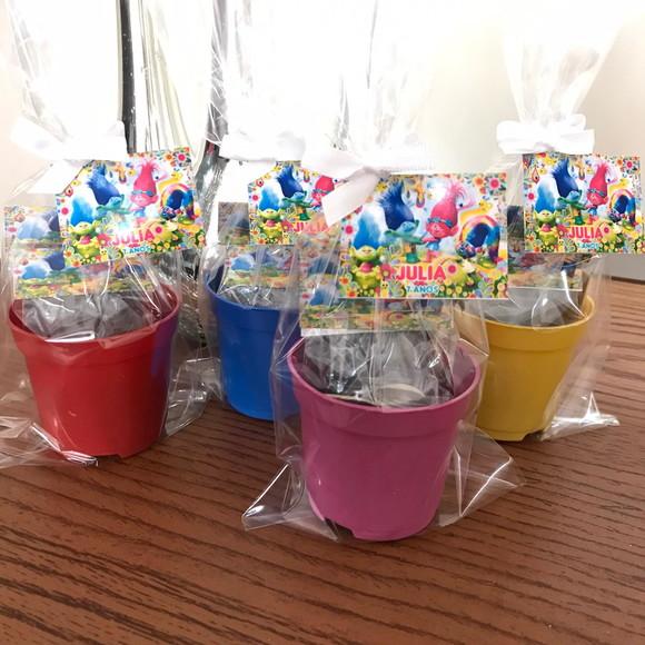 Lembrancinha Trolls Kit Jardinagem