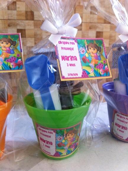 Mini Kit Jardinagem - Dora Aventureira