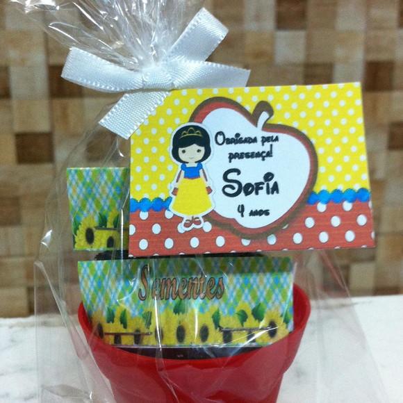 Mini Kit Plantação Branca De Neve Cute