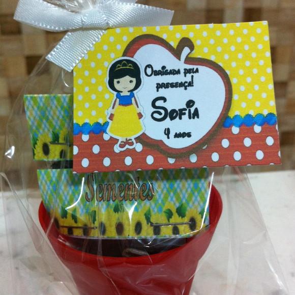 Mini Kit Plantação Branca De Neve Cute