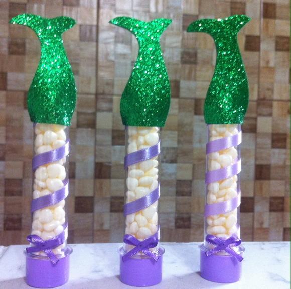 Tubetes Personalizados Pequena Sereia