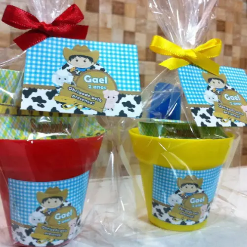 Lembrancinha Jardinagem Fazendinha