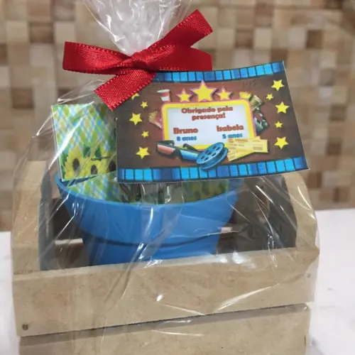Lembrancinha Jardinagem Tema Cinema