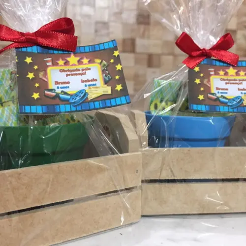 Lembrancinha Jardinagem Tema Cinema