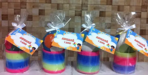 Lembrancinha Kit Bola Com Mola