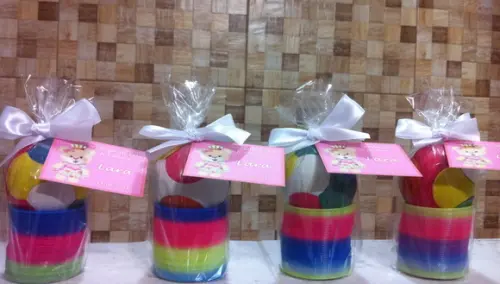 Lembrancinha Kit Bola Com Mola