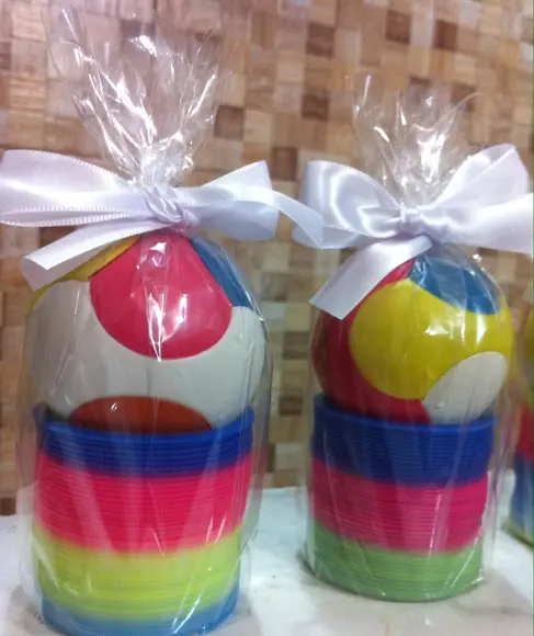 Lembrancinha Kit Bola Com Mola