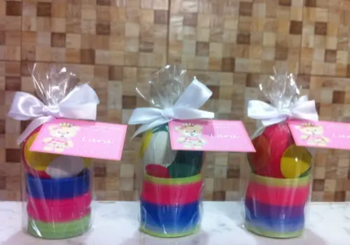 Lembrancinha Kit Bola Com Mola