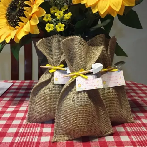 Lembrancinha Plantio Personalizado Kit Jardinagem