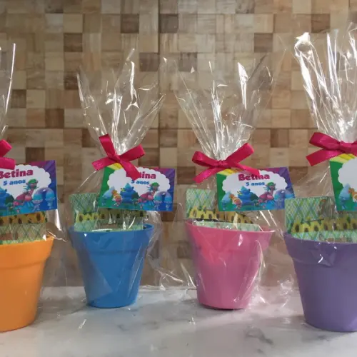 Mini Kit Plantio Jardinagem Trolls