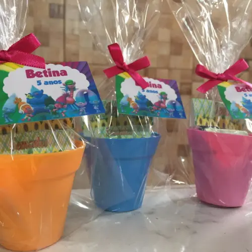 Mini Kit Plantio Jardinagem Trolls