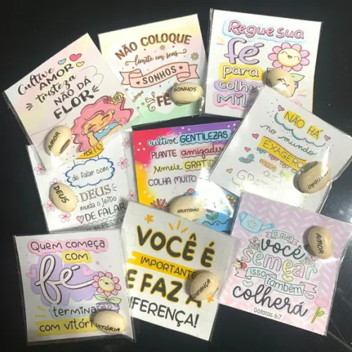 Semente Mágica com Cartão Mensagem