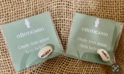Semente Gravada com Cartão Personalizado