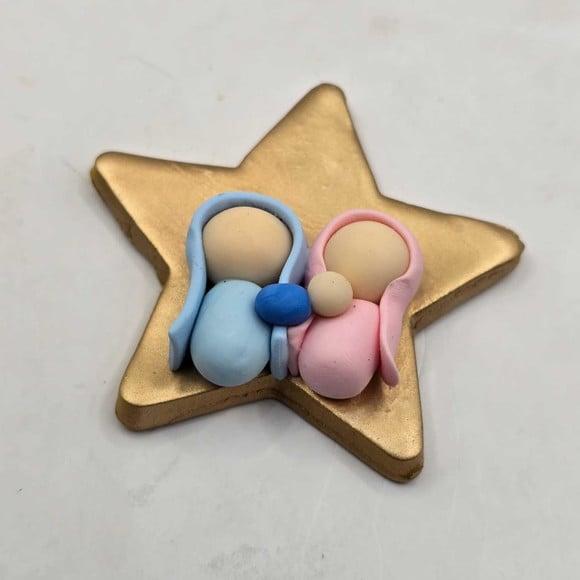 Chaveiro, Ímã ou Enfeite de Árvore em Biscuit