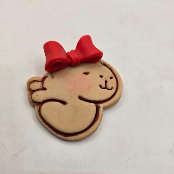 Chaveiro, Ímã ou Enfeite de Árvore em Biscuit
