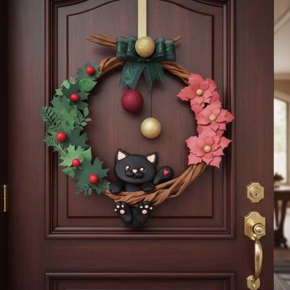 Guirlanda Gato Natal