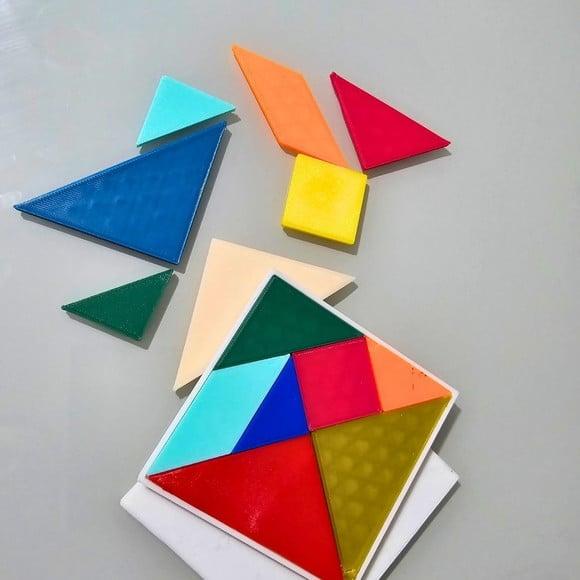 Jogo Tangram Geométrico Recurso Pedagógico Matemática
