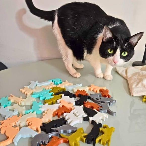 Jogo Torre de Gatos Equilíbrio e Coordenação