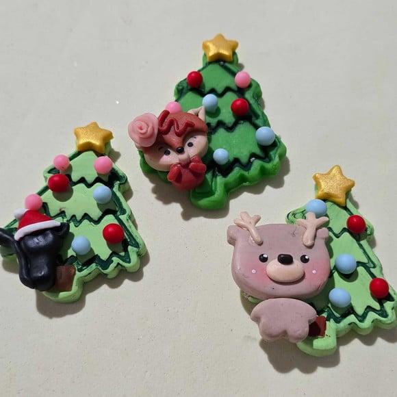Lembrancinhas de Natal ? Kit com 3 Enfeites de Árvore