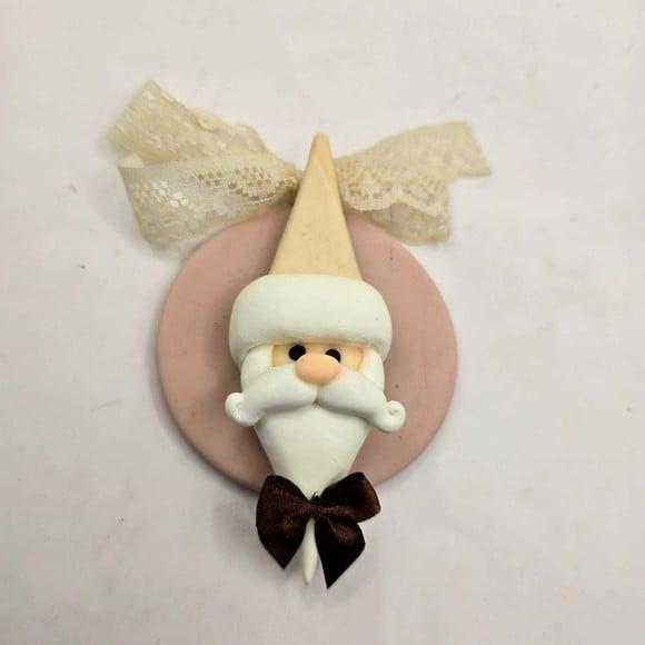 Lembrancinhas Enfeite de Árvore de Natal Papai no em Biscuit