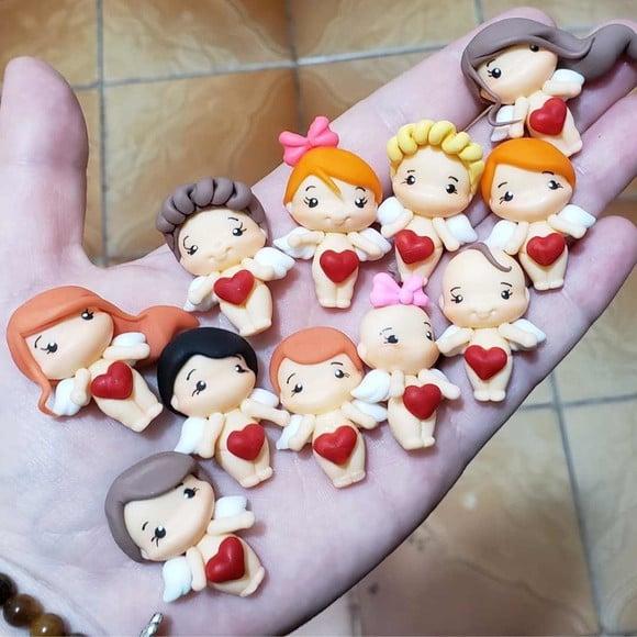 Mini Anjos Aplique para Lembrancinhas Personalizável