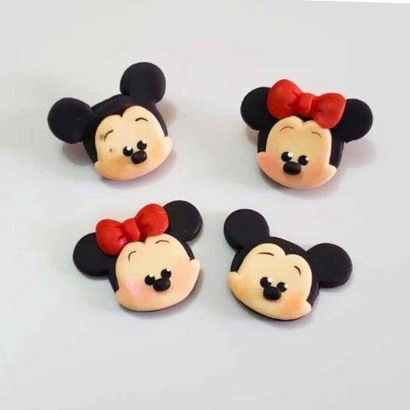 Mickey e Minnie Aplique para Lembrancinhas