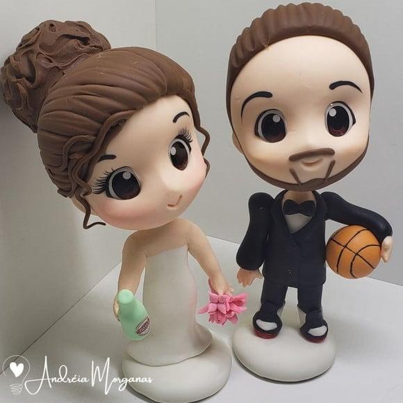 Noivos em Biscuit Personalizado