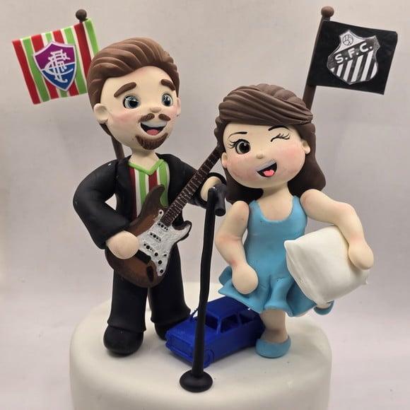 Noivos em Biscuit Personalizado