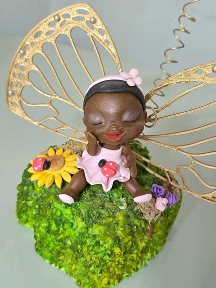 Magia do Jardim: Topo de Bolo Fada para Celebrar a Ternura!