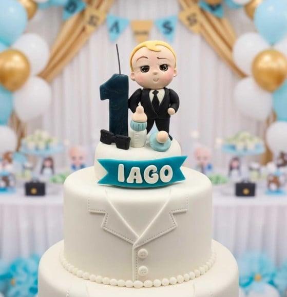 Topo de Bolo Poderoso Iago