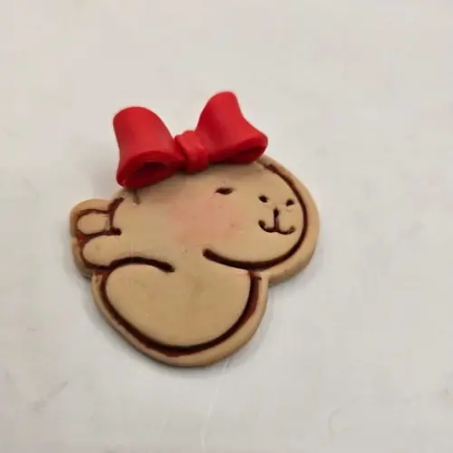 Chaveiro, Ímã ou Enfeite de Árvore em Biscuit