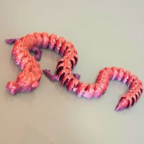 Dragão Articulado 3d Crystal Dragon Decorativo Fidget Toy