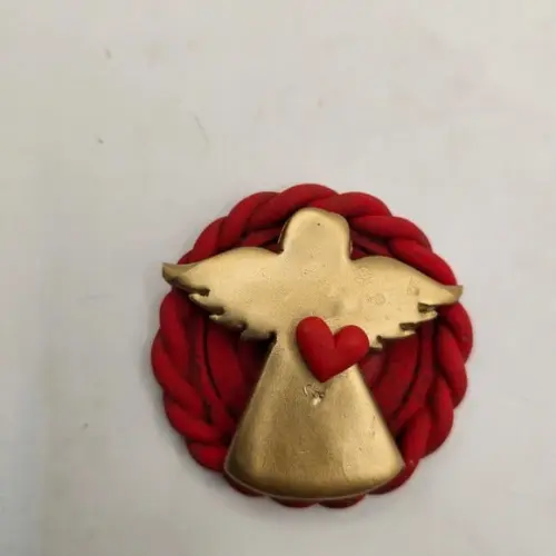 Enfeite de Árvore de Natal ? Anjinho em Biscuit