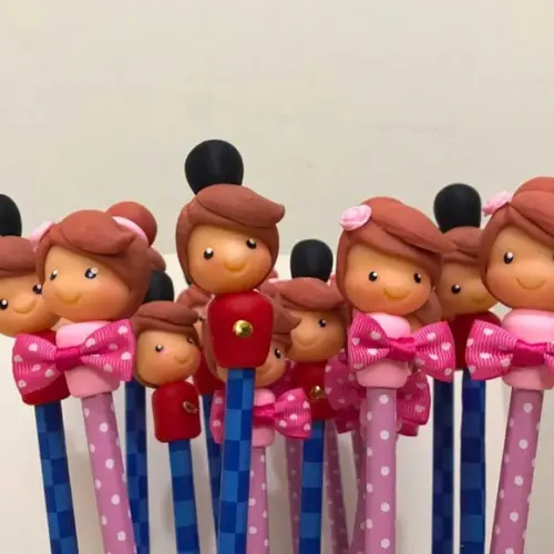 Lápis Decorado Bailarina e Soldadinho de Chumbo