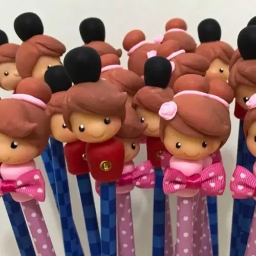 Lápis Decorado Bailarina e Soldadinho de Chumbo