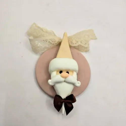 Lembrancinhas Enfeite de Árvore de Natal Papai no em Biscuit