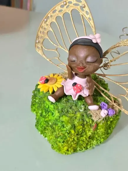 Magia do Jardim: Topo de Bolo Fada para Celebrar a Ternura!