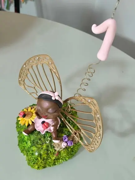 Magia do Jardim: Topo de Bolo Fada para Celebrar a Ternura!
