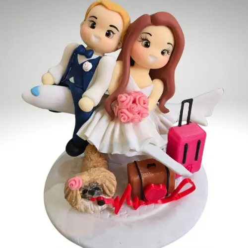 Noivos em Biscuit Personalizado