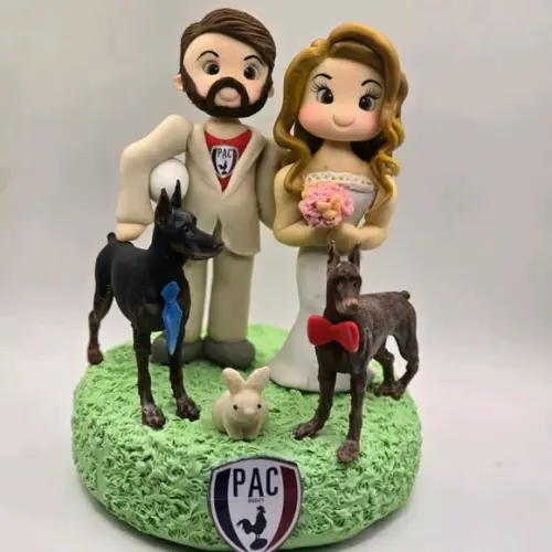 Noivos em Biscuit Personalizado