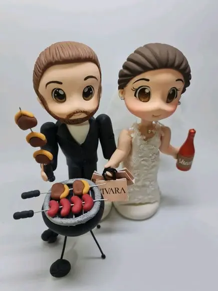 Noivos em Biscuit Personalizado