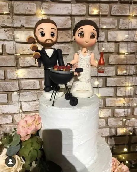 Noivos em Biscuit Personalizado