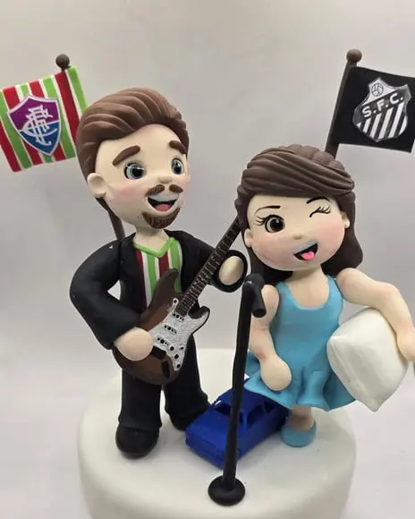 Noivos em Biscuit Personalizado