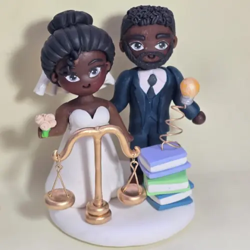 Noivos em Biscuit Personalizado